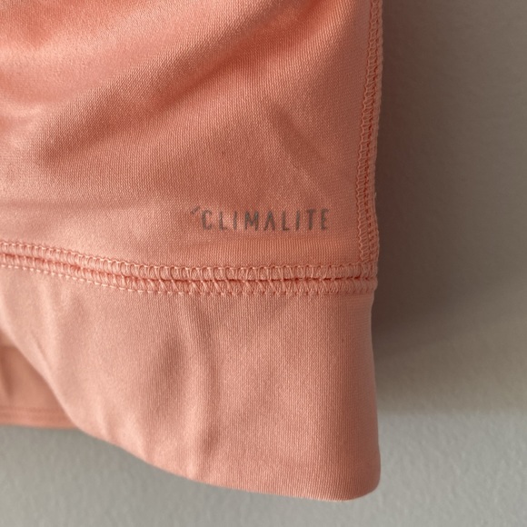 Trendy Adidas pale coral colored sports bra - Picture 3 of 4